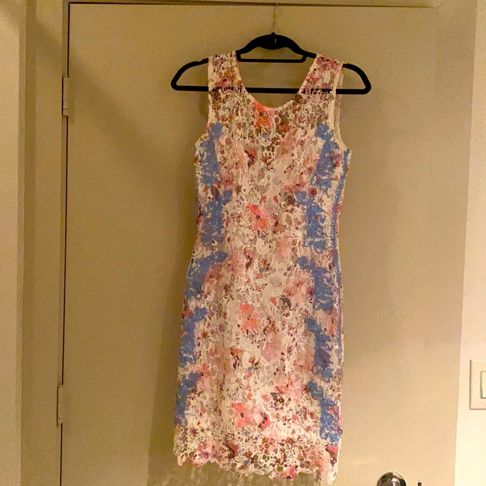 Lace floral dress